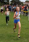 Mancester Harriers winning the under-13 girls Northern Cross Country Relays, Graves Park, Sheffield.